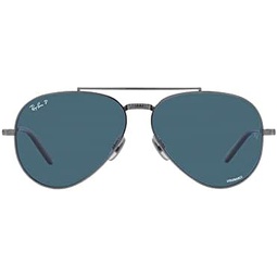 Ray-Ban Rb8225 Aviator Titanium Sunglasses