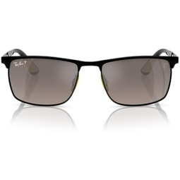 Ray-Ban Womens Rb3726m Rectangular Sunglasses