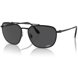 Ray-Ban RB3708 Square Sunglasses for Men + BUNDLE With Designer iWear Complimentary Eyewear Kit