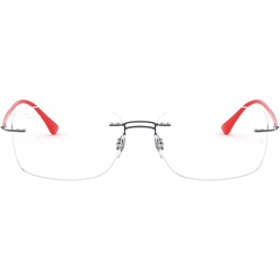 Ray-Ban unisex-adult Rx8750 Rectangular Titanium Eyeglass Frames Rectangular Prescription Eyeglass Frames