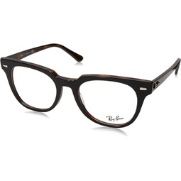 Ray-Ban unisex-adult Rx5377 Meteor Square Eyeglass Frames Square Prescription Eyeglass Frames