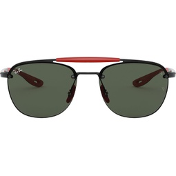 Ray-Ban Rb3662m Scuderia Ferrari Collection Square Sunglasses