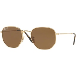 Ray-Ban RB3548N HEXAGONAL Sunglasses For Men For Women + BUNDLE with Designer iWear Eyewear Care Kit