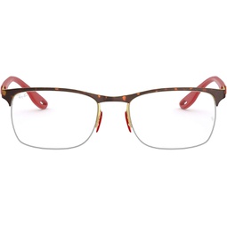 Ray-Ban Rx8416m Scuderia Ferrari Collection Square Prescription Eyeglass Frames