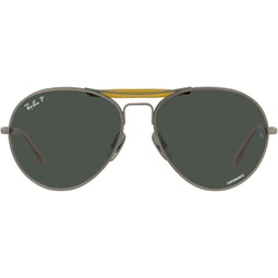 Ray-Ban Rb8063 Titanium Aviator Sunglasses