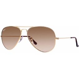 Ray-Ban Aviator RB3025 001/51 Arista/Crystal Brown Gradient 58mm Sunglasses