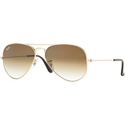 Ray-Ban Aviator Rb3025 001/51 Sunglasses - Arista Gold/brown (62mm - no case/cloth)