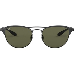Ray-Ban RB3596 Metal Square Round Sunglasses