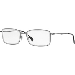 Ray-Ban RX6298-2759 Demi Gloss Gunmetal Eyeglasses Frame w/Demo Lens -53mm