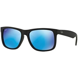 Ray-Ban RB4165 JUSTIN Sunglasses For Men For Women+ BUNDLE with Designer iWear Eyewear Care Kit