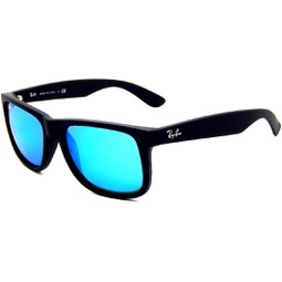 Ray Ban RB4165 622/55 Black/Blue Mirror 55mm Sunglasses