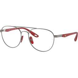 Ray-Ban Rx6473m Scuderia Ferrari Collection Round Prescription Eyeglass Frames