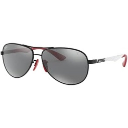 Ray-Ban Rb8313m Scuderia Ferrari Collection Aviator Sunglasses