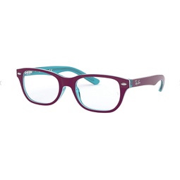 Ray-Ban Junior RB1555-3763 Eyeglasses Purple-Reddish,Light Blue 46mm