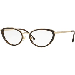 Ray-Ban Versace VE1258-1440-52 Eyeglass Frames Havana/pale Gold 52MM