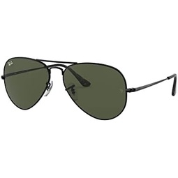 Ray-Ban RB3689 Aviator Metal II Sunglasses + Vision Group Accessories Bundle