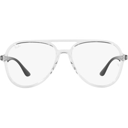 Ray-Ban Rx4376vf Low Bridge Fit Pilot Prescription Eyewear Frames