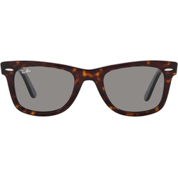 Ray-Ban Unisex Sunglasses Havana Frame, Grey Lenses, 50MM
