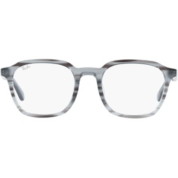 Ray-Ban Rx5390f Low Bridge Fit Square Prescription Eyeglass Frames