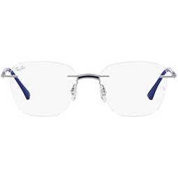Ray-Ban Rx8769 Titanium Square Prescription Eyeglass Frames