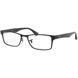 Ray-Ban RX6238 Rectangle Eyeglasses for Men for Women + BUNDLE With Designer iWear Eyewear Kit