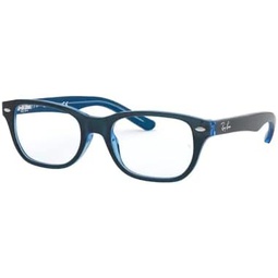 Ray-Ban Junior Kids RY1555 Square Prescription Eyeglasses for Boy for Girls + BUNDLE With Designer iWear Kit