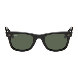 Black Wayfarer Sunglasses 241718F005001
