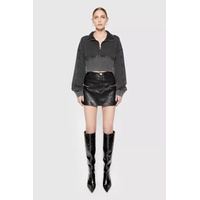 Poppy Leather Mini Skirt