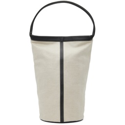 Off-White & Black Bucket Bag 231775F048001