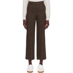 Brown Cesare Trousers 241775F087009