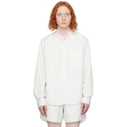 Off-White Stripe Shirt 241775M192004