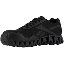 Reebok Work Mens Zip Pulse Athletic Work Safety Shoes Casual - Black