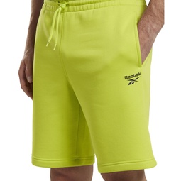Mens Identity Regular-Fit Logo-Print Sweat Shorts