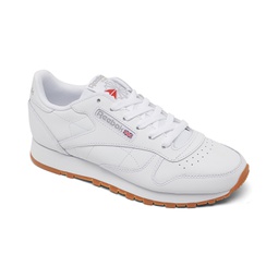 Womens Classic Leather Casual Sneakers from Finish Line