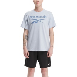 Mens Slim-Fit Identity Big Logo Short-Sleeve T-Shirt