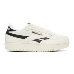 Off-White & Black Club C Double Sneakers 241749F128016