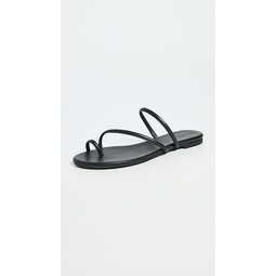 Ludo Toe Ring Strappy Flat Sandals