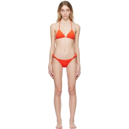 Orange Scrunchie Bikini 231569F105007