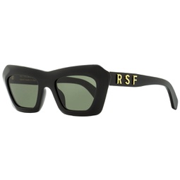 unisex modern cat eye sunglasses zenya 3eh black 53mm