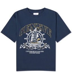 Rhude Geneve Catamaran T-Shirt Vintage Black