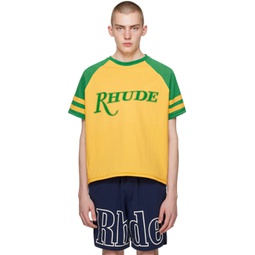 Yellow & Green San Paulo T-Shirt 241923M213011