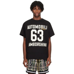 Black Automobil Lamborghini Edition T-Shirt 241923M213004
