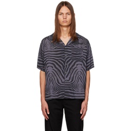 Black Zebra Shirt 232923M192009