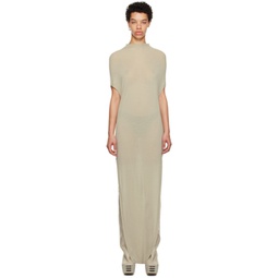 Off-White Crater Maxi Dress 231232F055043