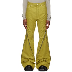 Yellow Bolan Banana Trousers 232232M186016