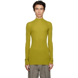 Green Lupetto Sweater 232232M201025