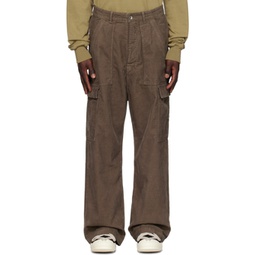 Gray Flap Pocket Cargo Pants 232126M188019