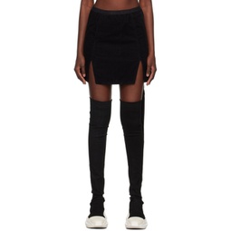 Black Lido Miniskirt 232126F090001