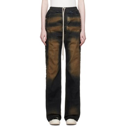 Black & Brown Pusher Jeans 232126F069000