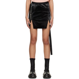 Black Lido Miniskirt 231126F090000